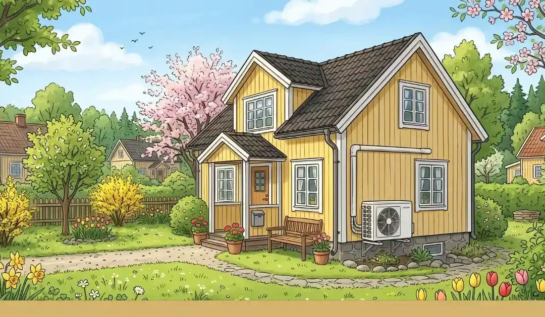 Effektiv placering av värmepump Sigtuna